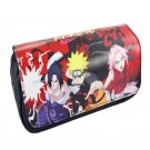 Anime Manga Naruto Student Zipper Case Cosmetic Pouch Purse Wallet