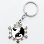 Sailor Moon Luna Cat Artemis Anime Manga Keychain Keyring Yin And Yang Jewelry Dome Round Cabochon C