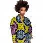 African personal tailor women printting dashiki clothes turndown collar ladies long sleeve leisure s