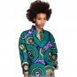 African personal tailor women printting dashiki clothes turndown collar ladies long sleeve leisure s