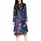 Elegant women fashion long outwear african print dashiki clothes custom exquisite tailoring design c