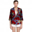 Brightly colored african print blazers women fashion tradition design dashiki clothing ladies casual