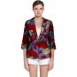 Brightly colored african print blazers women fashion tradition design dashiki clothing ladies casual