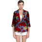 Brightly colored african print blazers women fashion tradition design dashiki clothing ladies casual