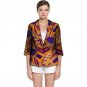 Brightly colored african print blazers women fashion tradition design dashiki clothing ladies casual