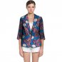Brightly colored african print blazers women fashion tradition design dashiki clothing ladies casual
