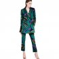 Customized african fashion print loose women blazers and trousers set elegant pant+blazer sets dashi