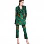 Customized african fashion print loose women blazers and trousers set elegant pant+blazer sets dashi
