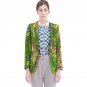 Women Retro African Blazer Female Fashion Pattern Printed Suit Outwear Outfits Custom Lady Dashiki C
