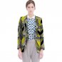 Women Retro African Blazer Female Fashion Pattern Printed Suit Outwear Outfits Custom Lady Dashiki C