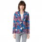 Women Retro African Blazer Female Fashion Pattern Printed Suit Outwear Outfits Custom Lady Dashiki A