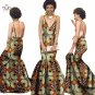 summer Women traditional african dresses Brand Custom Clothing Africa Wax Dashiki Slim Cut Sexy Dre