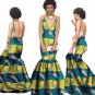 summer Women traditional african dresses Brand Custom Clothing Africa Wax Dashiki Slim Cut Sexy Dre