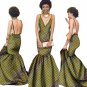 summer Women traditional african dresses Brand Custom Clothing Africa Wax Dashiki Slim Cut Sexy Dre
