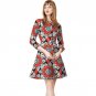 Elegant women long sleeve african print clothes fashion ladies party/wedding dashiki dress of africa