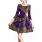 African fashion three quarter sleeve dashiki dress slim fit patchwork african clothes for women part