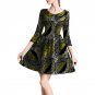 African fashion three quarter sleeve dashiki dress slim fit patchwork african clothes for women part