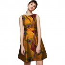 African Fashion Dresses Sleeveless Dashiki Dress Tailor Custom Made African Printing Clothes For Par