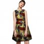 African Fashion Dresses Sleeveless Dashiki Dress Tailor Custom Made African Printing Clothes For Par