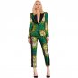 Erotogenic african print women blazer with cropped trousers sets ladies suit jacket+pant set ladies