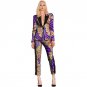 Erotogenic african print women blazer with cropped trousers sets ladies suit jacket+pant set ladies