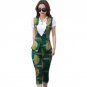 Custom african fashion women suit and calf-length trousers set ladie slim fit waistcoat+pant suits l