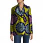 African Women Retro Blazer Female Pattern Printed Suit Outwear Outfits Custom Lady Fashion Dashiki C