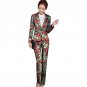 Customized african fashion print women blazers and trousers set elegant pant+blazer sets dashiki sui