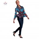 New African Print Wax Coat Dashiki Blazer Plus Size 6xl Africa Style Clothing for Women Crop Top Cas