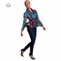 New African Print Wax Coat Dashiki Blazer Plus Size 6xl Africa Style Clothing for Women Crop Top Cas