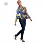 New African Print Wax Coat Dashiki Blazer Plus Size 6xl Africa Style Clothing for Women Crop Top Cas