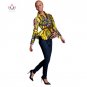 New African Print Wax Coat Dashiki Blazer Plus Size 6xl Africa Style Clothing for Women Crop Top Cas