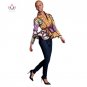 New African Print Wax Coat Dashiki Blazer Plus Size 6xl Africa Style Clothing for Women Crop Top Cas
