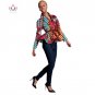 New African Print Wax Coat Dashiki Blazer Plus Size 6xl Africa Style Clothing for Women Crop Top Cas
