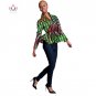 New African Print Wax Coat Dashiki Blazer Plus Size 6xl Africa Style Clothing for Women Crop Top Cas