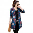 Women slim casual balzers african print fashion coats long-style design dashiki coats of africa clot