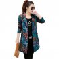 Women slim casual balzers african print fashion coats long-style design dashiki coats of africa clot