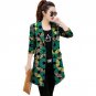 Women slim casual balzers african print fashion coats long-style design dashiki coats of africa clot