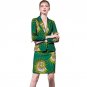 African print women skirts+blazers set fashion pattern ladies dashiki clothes formal occasions slim