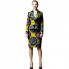 African print women skirts+blazers set fashion pattern ladies dashiki clothes custom formal career a