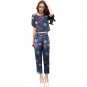 African print women short sleeve top and pants set fashion pattern ladies dashiki casual ladies beau