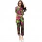 African print women short sleeve top and pants set fashion pattern ladies dashiki casual ladies beau