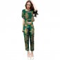 African print women short sleeve top and pants set fashion pattern ladies dashiki casual ladies beau