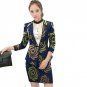 Customed african print women skirts+blazers set fashion pattern ladies dashiki clothes party/wedding