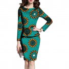 African print women long sleeve tops and fashion self cultivation skirts set pattern ladies dashiki 