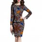 African print women long sleeve tops and fashion self cultivation skirts set pattern ladies dashiki