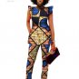 Dashiki Women 2 Piece Pants Sets Afrikaanse Jurken 2 Piece Outfits Pants Women African Outfits Brand