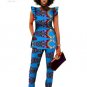 Dashiki Women 2 Piece Pants Sets Afrikaanse Jurken 2 Piece Outfits Pants Women African Outfits Brand