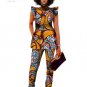Dashiki Women 2 Piece Pants Sets Afrikaanse Jurken 2 Piece Outfits Pants Women African Outfits Brand
