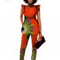 Dashiki Women 2 Piece Pants Sets Afrikaanse Jurken 2 Piece Outfits Pants Women African Outfits Brand